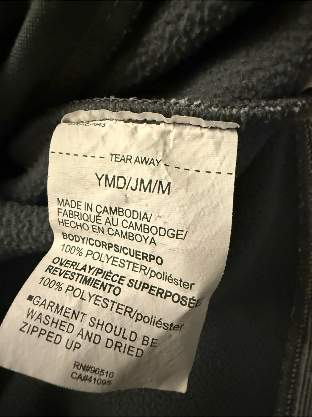 Under Armour Gray and Black Hooded Zip-Up Jacket